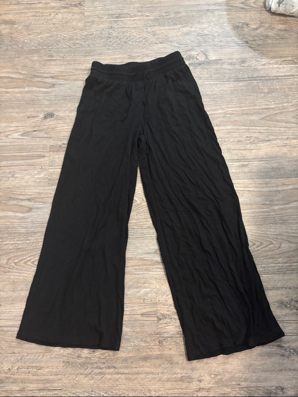 American Eagle Outfitters Black Wide Leg Lounge Pants